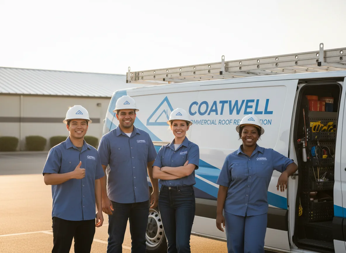Commercial roof coating company in Aurora, NY